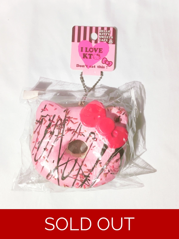 Sanrio Hello Kitty Squishy Doughnut Ball Chain